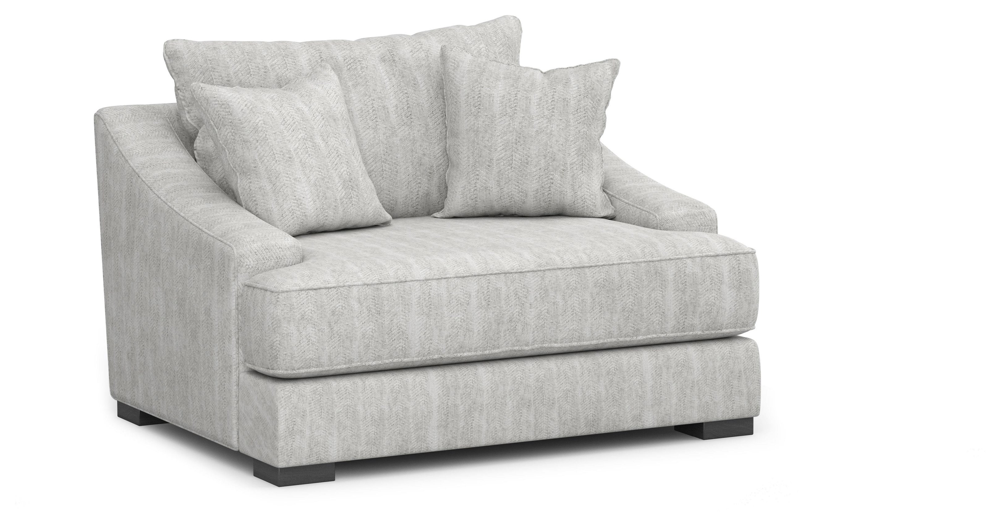 Oversized top double chair